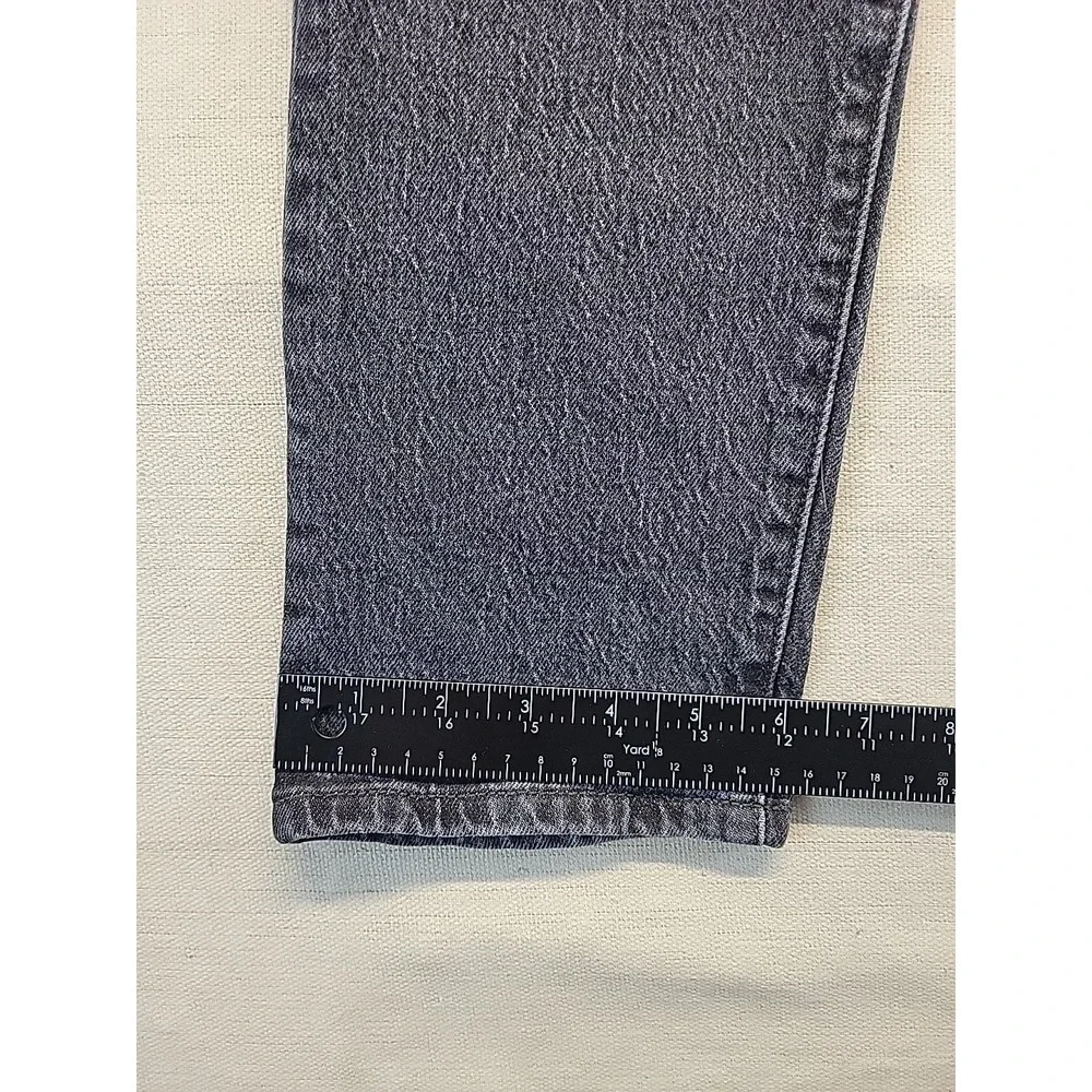 Vintage Levi's 501 Button Fly Jeans Gray USA Made Straight Leg Measures 29x29
